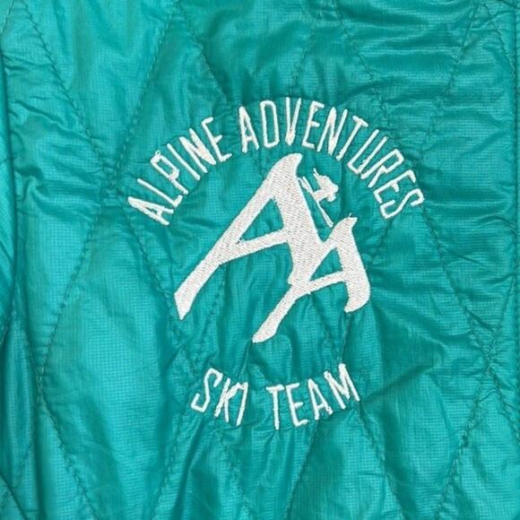 Patagonia primaloft vegan puffer jacket us women's size small teal blue green - Picture 3 of 10